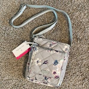 Vera Bradley Floral Purse Iconic RFID Mini Hipster